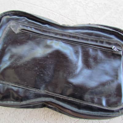 Vintage Fender Bass Gig Bag 1960's Era Unlabeled Fender Style Bass Gig Bag Cool Vintage Leatherette Bass Gig Bag image 4