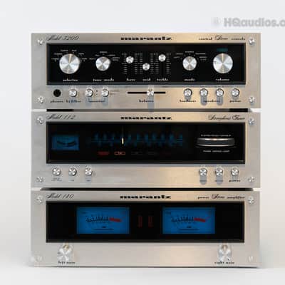 Marantz 140 Power Amplifier + 3200 Pre-Amplifier + 112 Tuner - Complete Vintage Marantz Stack - Professionally Restored - 1-Year Warranty image 4