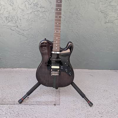 Custom Build Guitars Model T 2000s - Black/Green dark stain image 1