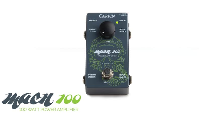 Carvin Corp MACH100 100W Pedal Amplifier Open Box #ZXTY image 1