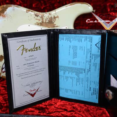Fender Custom Shop 30th Anniversary 1960 Stratocaster Heavy Relic #56 Summer Event Limited Edition Super Faded Aged Sonic Blue 2017 w/OHSC image 14