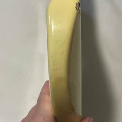 1986 Japan Charvel Jackson Import Model 3 Aged Pearl White Guitar Body Kahler Ready image 6