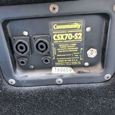 Community CSX70-S2 Three-way Loudspeaker System image 6