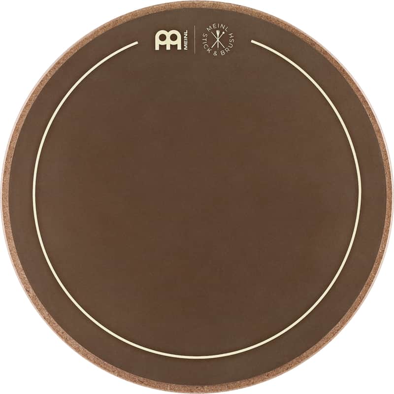 Meinl SB509 Practice Pad 12" Stick & Brush - Accessory for Drums image 1