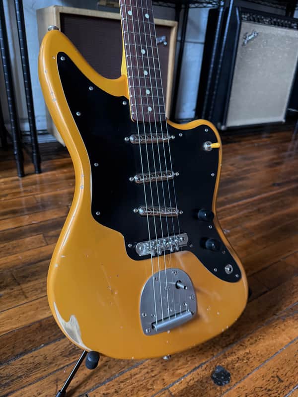 Partscaster - Jazzmaster w/ lipstick pickups - custom 2022 - Gold image 1