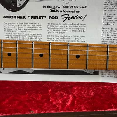 1994 Fender Stratocaster 1954 Reissue 40th Anniversary with 2 Cases Serial# 1905 image 5