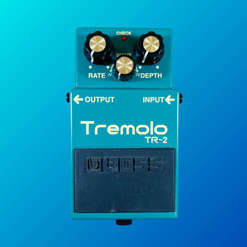 Boss TR-2 Tremolo (Silver Label) 1997 - Present Green