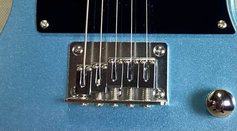 5 String Electric Mandolin Bridge, MORTone BP5 - chrome image 1