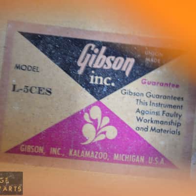 Vintage 1970 - 1972 Gibson L-5CES Sunburst! Archtop Jazz Guitar L-5CESN L-5 L-5C image 6