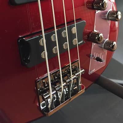 Yamaha TRBX304CAR 4-String Electric Bass Guitar Candy Apple Red image 7