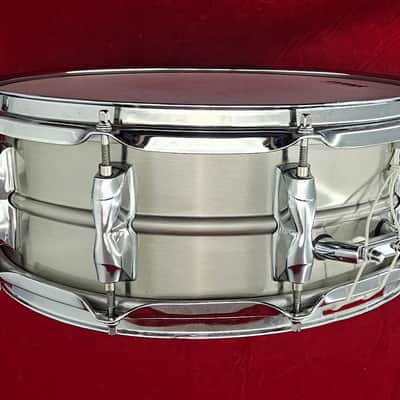 Yamaha RLS-1455 14x5.5 Recording Custom Stainless Steel Snare Drum 2020s - Brushed Steel image 2