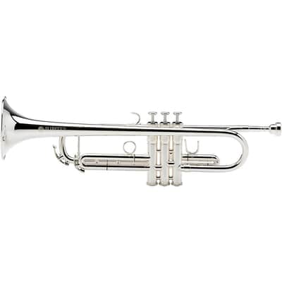 Jupiter JTR1100S Performance Series Bb Trumpet with Reverse Leadpipe Regular Silver plated Yellow Brass Bell image 2