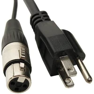 Elite Core PA50 Powered Speaker Cable XLR+AC  - 50 ft Snake cable with XLR image 3