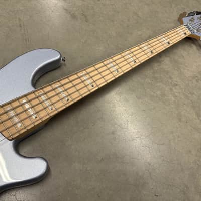 Lakland Skyline 55-02 Custom - Ice Blue Metallic image 6