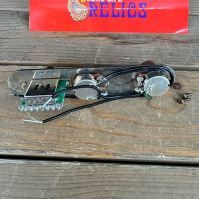 Real Life Relics Economy Aged Nickel Telecaster® Control Plate with Knobs (Pre-Wired Harness)    [V5] image 2