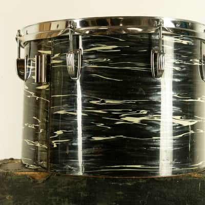1970s Ludwig 10x15 Oyster Black Pearl Tom image 4