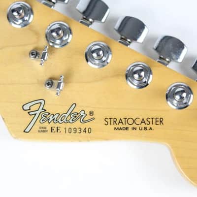 1982-1983 Vintage Fender Stratocaster American Standard USA EE Series Maple NECK w/Original Tuners Fullerton Era 1980s image 13
