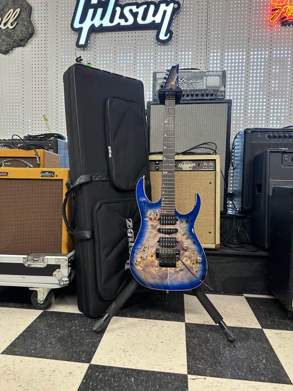 Ibanez RG1070PBZ-CBB Premium 2017 - 2019 - Cerulean Blue Burst