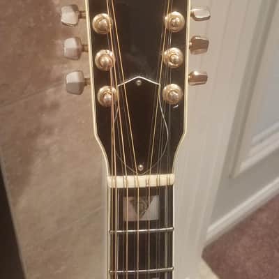 1977 Takamine F-395MS Jumbo 12-string. 'Lawsuit' copy of the Guild F412. image 2