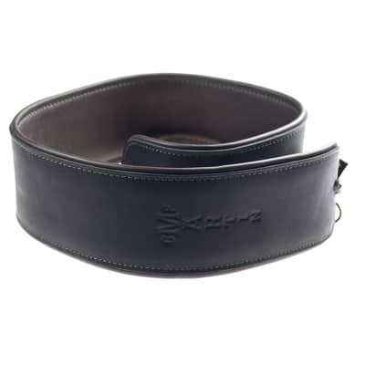 Martin Premium Rolled Leather Guitar Strap Black image 1
