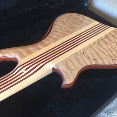 Alembic Wave 6 string Bass guitar - Anniversary Electronics 2018 5A Quilted Maple image 25