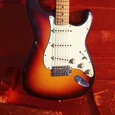 2016 NOS Fender Custom Shop 1958  Journeyman Relic Stratocaster in Chocolate 3 Tone Sunburst image 5