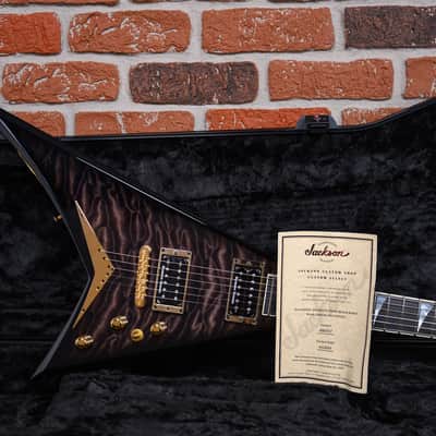 Jackson USA Custom Shop RRTQ Rhoads Quilt Maple Top Trans Black Burst 2022 w/OHSC image 11
