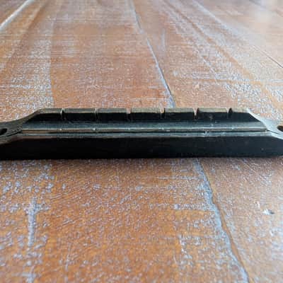 Silvertone Harmony Flat Top Guitar Bridge Vintage 1960s Nice Shape! image 6