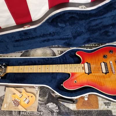 1998 Peavey Wolfgang Archtop Standard - Made In USA - Flame Maple Top - Original Case image 7