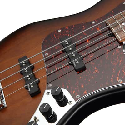 Sadowsky MetroLine 22-Fret Will Lee Bass, Red Alder Body, 4 String, Almond Sunburst Transparent Satin image 5