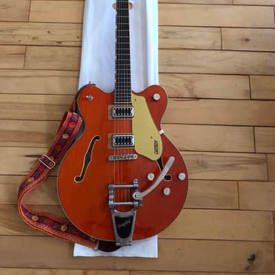 Gretsch G5622T Electromatic Center Block Double Cutaway with Bigsby, Laurel Fretboard 2019 - Present - Orange Stain image 5