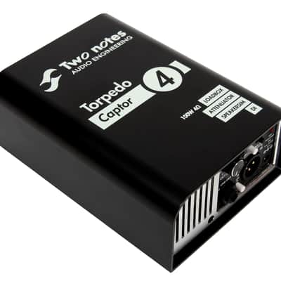 Two Notes Torpedo Captor (4ohm) | Compact Analog Reactive Load Box, Attenuator & Amp DI image 1