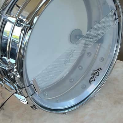 Ludwig Blue Olive Badge Supraphonic 14x5 1970 image 7