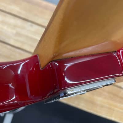 B.C. Rich Mockingbird Bass Platinum Series 1998 - Red image 12