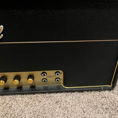 Marshall 1959HW Handwired JMP Reissue 2-Channel 100-Watt Guitar Amp Head 2005 - Present - Black image 6