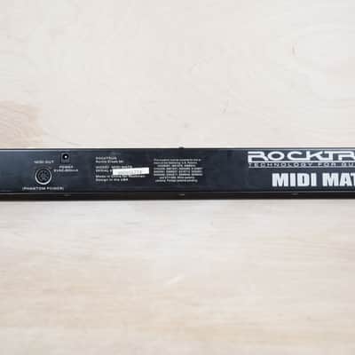 Rocktron MIDI Mate Foot Controller Black w/ Power Supply, 30ft MIDI Cable image 4