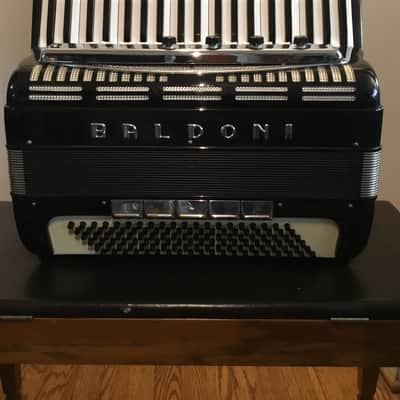 Baldoni Accordion Triple Musette Custom  - Black image 1