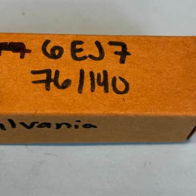 1970s Sylvania 6EJ7 EF184 Vintage Made In USA Tube! T433 image 6