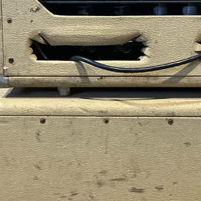 Fender 1963 Bandmaster band master Tube Amplifier Head with 1x15 115 Tone-Ring Speaker Cabinet - Local Pickup Only image 6