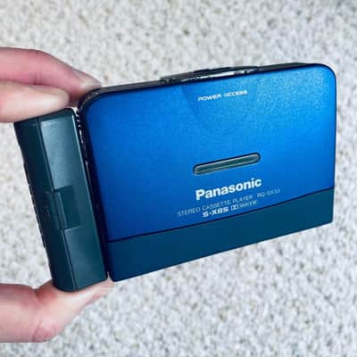 Panasonic SX33 Walkman Cassette Player, Excellent Blue ! Running ! image 4