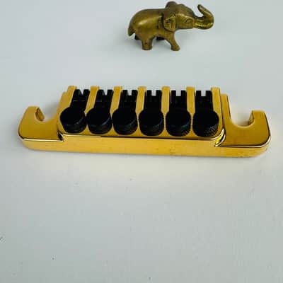 Gibson TP-6 Fine-Tune Tailpiece – Made in USA '80s - Gold image 3