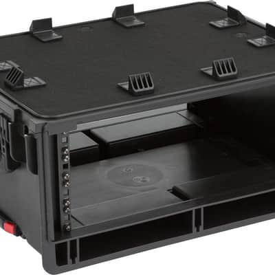 SKB 1SKB-ISF42U iSeries 42U 16.75" Deep Studio Flyer TSA Molded Rolling Audio Rack Case image 4