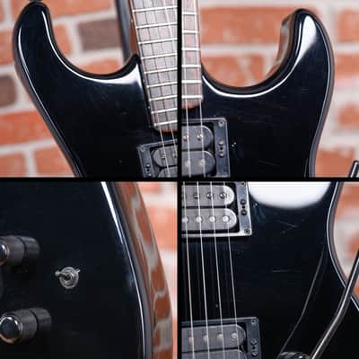 Kramer USA Pacer Carrera Black 1985 w/Hard Shell Case (Refin) image 14