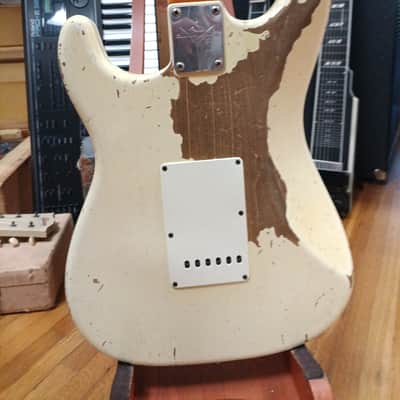 Fender 1961 Stratocaster Heavy Relic 2013 Masterbuilt (John Cruz) - Olympic White image 6