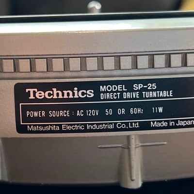 Technics SP-25 1979-1988 Die cast aluminum image 6