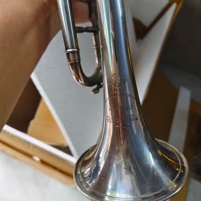Selmer balanced trumpet 1957 S/N 18719 1957s - Silver plating image 10