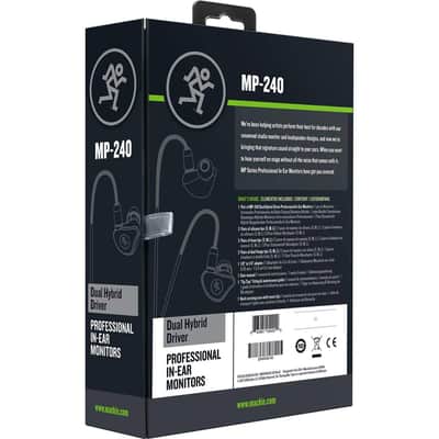 Mackie MP Series In-Ear Headphones & Monitors with Dual Hybrid Drivers (MP-240) image 5