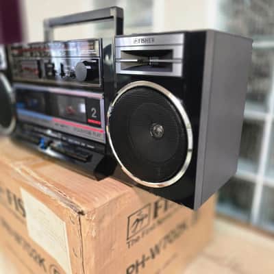 Fisher PH-W702K Rare Vintage Cassete Deck Boombox Japan Warranty Never Used 1988 image 10