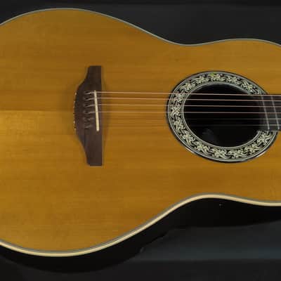 Vintage 1974 Ovation 1114-4 Folklore Model Acoustic Guitar image 2
