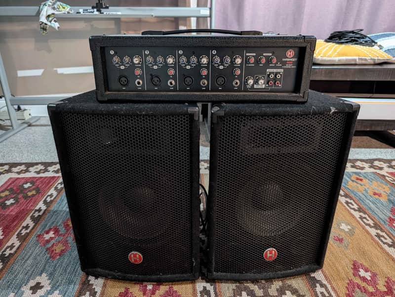 Harbinger M60 60W, 4-Channel Compact Portable PA with 10" Speakers image 1